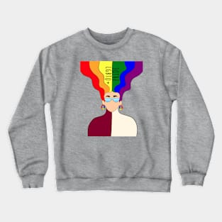 Lgbt pride love Crewneck Sweatshirt